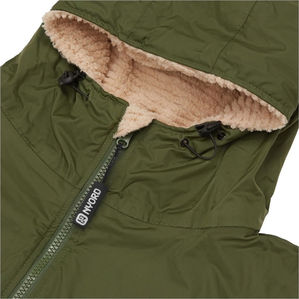 2025 Nyord Primaloft Outdoor Detachable Sleeve Changing Robe - Khaki / Ecru